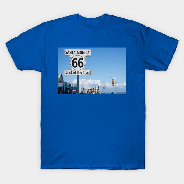 Route 66 Pier T-Shirt by sma1050